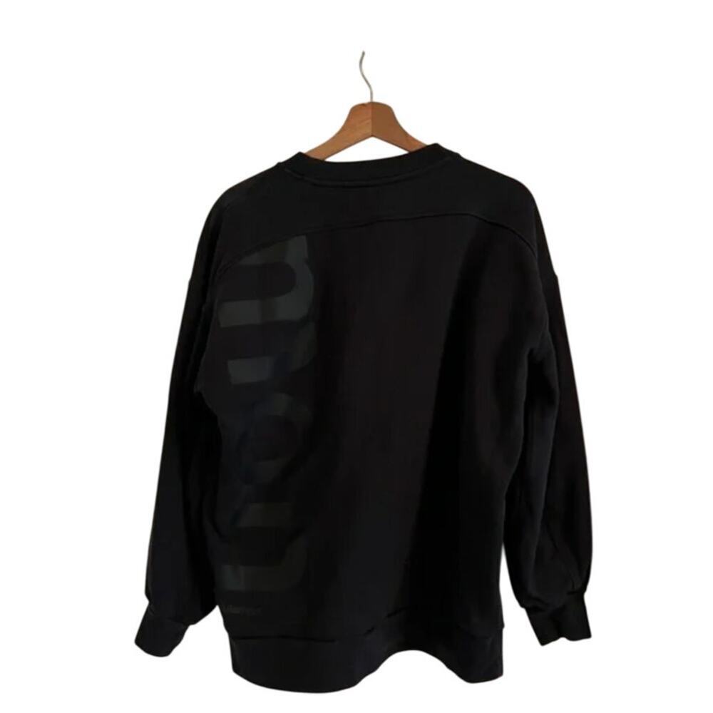 NWT Lululemon Perfectly Oversized Crew‎ *Logo Black Size 4 - Picture 6 of 6